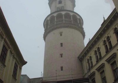 Sopron, Tűztorony külső kőrestaurátori munkák